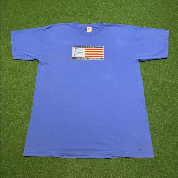 Vintage Speedo American Tradition Team USA Swimming XL Graphic T Shirt - Picture 1 of 8